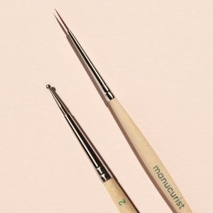 Dotting Tool & Nail Art Liner Brush Duo